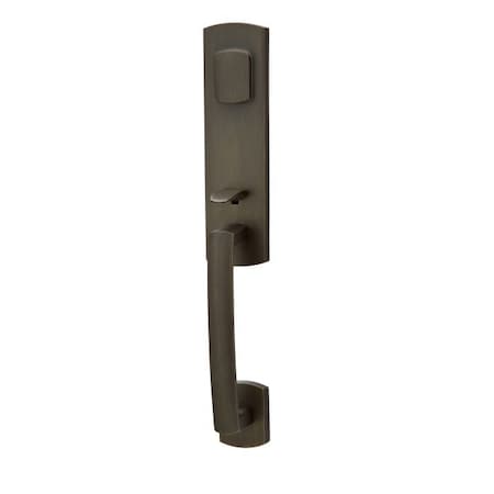 Emtek Medium Bronze Handleset 451822LRMBLH 451822LRMBLH